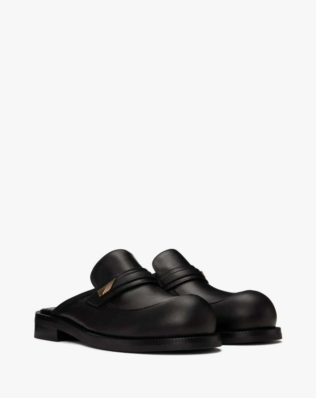 Martine Rose Black Bulb Toe Mule