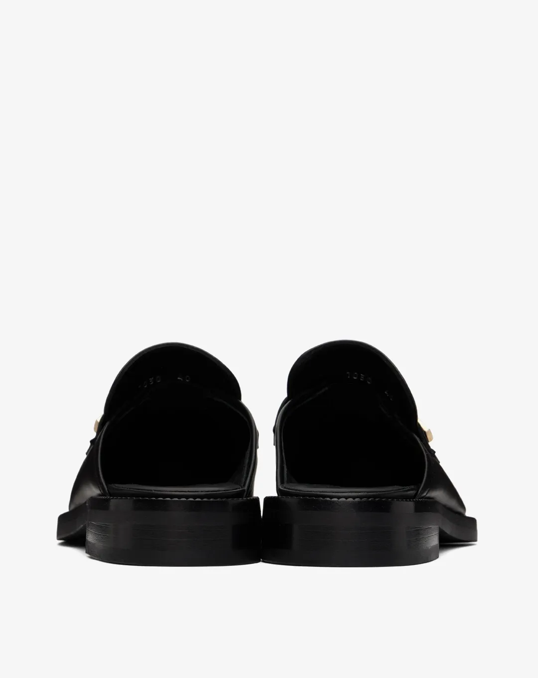 Martine Rose Black Bulb Toe Mule