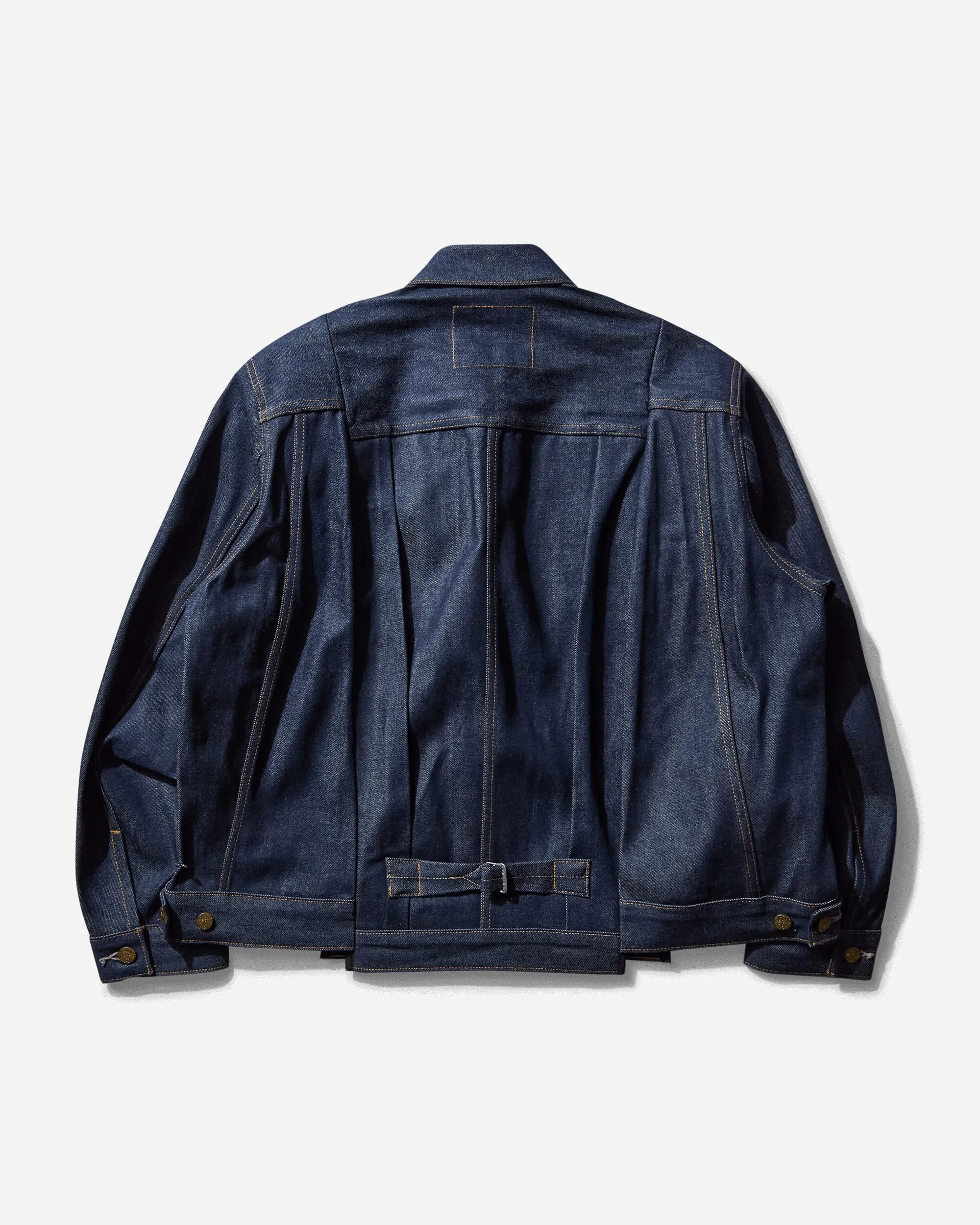 Men's sacai Denim Jacket Rinsed Indigo
