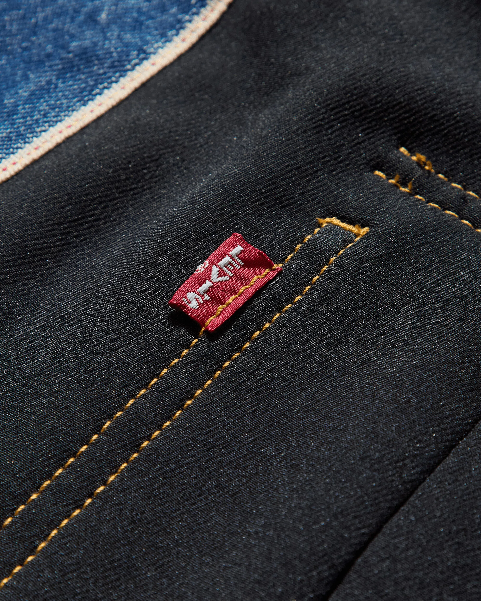 Men's sacai Denim x Matelasse Twill Reversible Jacket Black