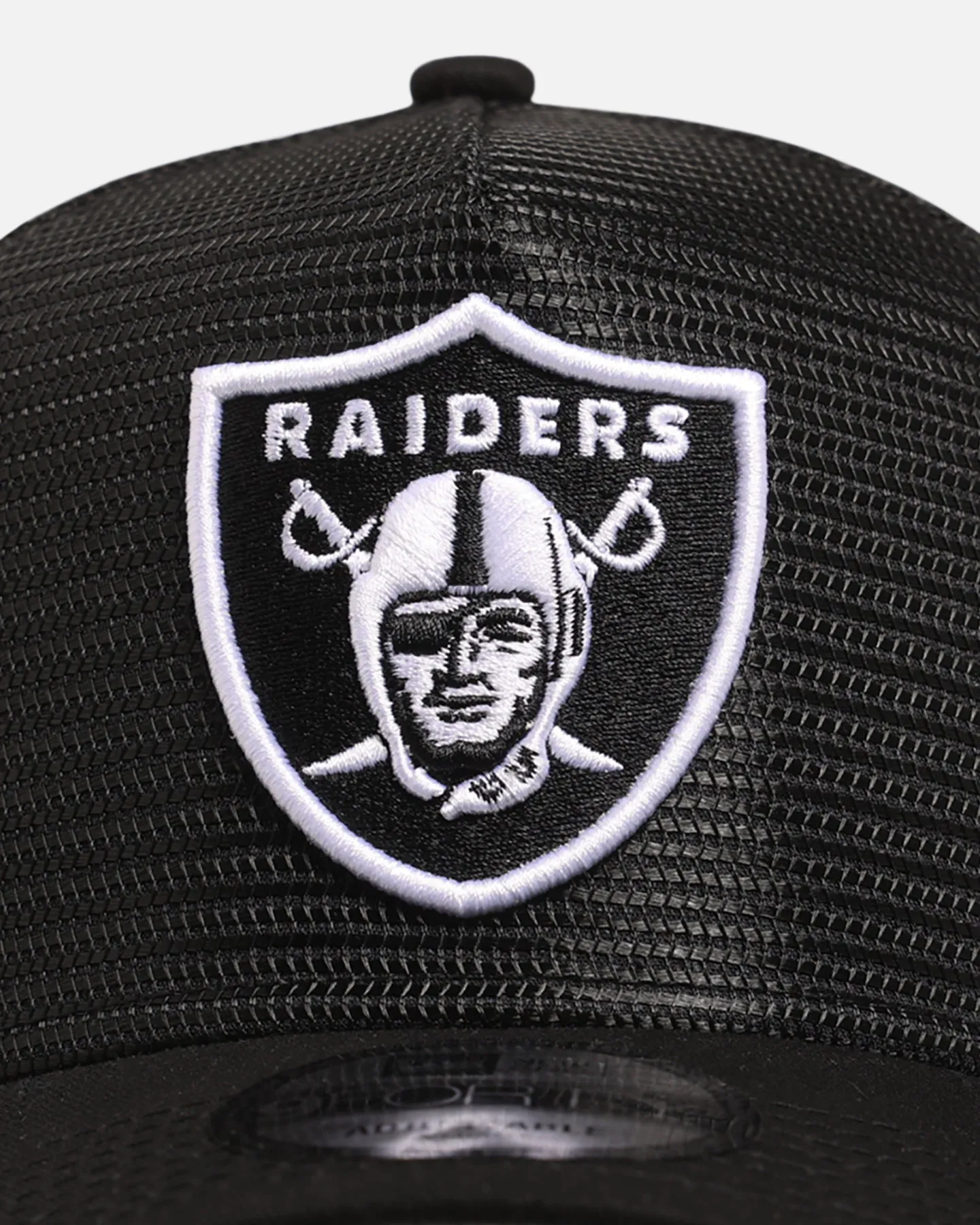 New Era Las Vegas Raiders 'Polychromatic Mesh' 9FORTY A-Frame Snapback Black/White
