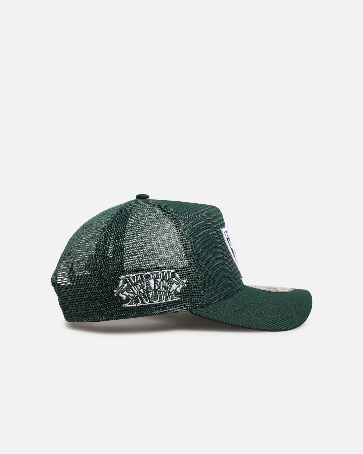 New Era Las Vegas Raiders 'Polychromatic Mesh' 9FORTY A-Frame Snapback Dark Green/White
