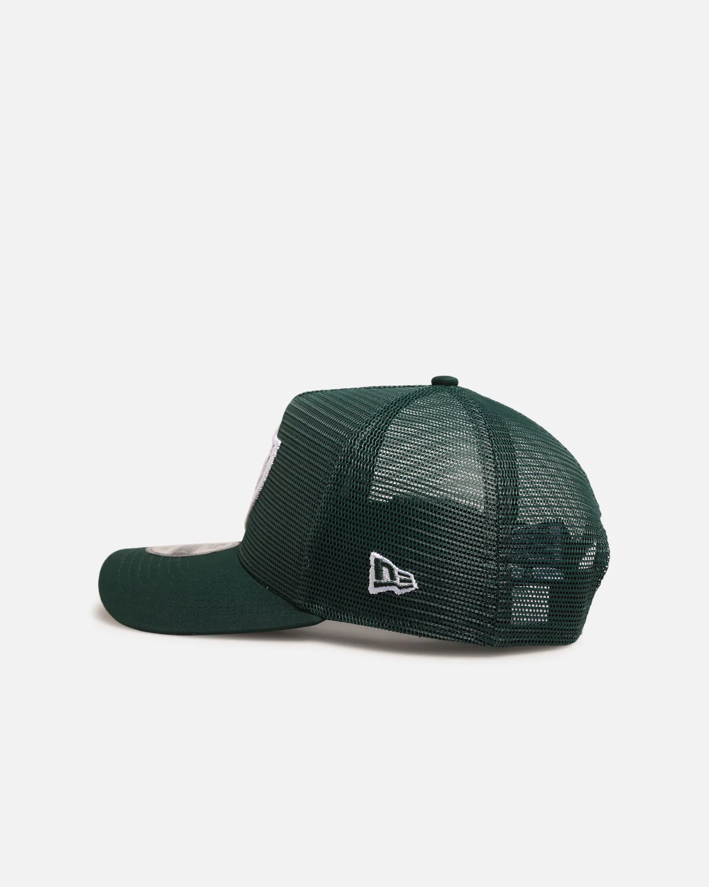 New Era Las Vegas Raiders 'Polychromatic Mesh' 9FORTY A-Frame Snapback Dark Green/White