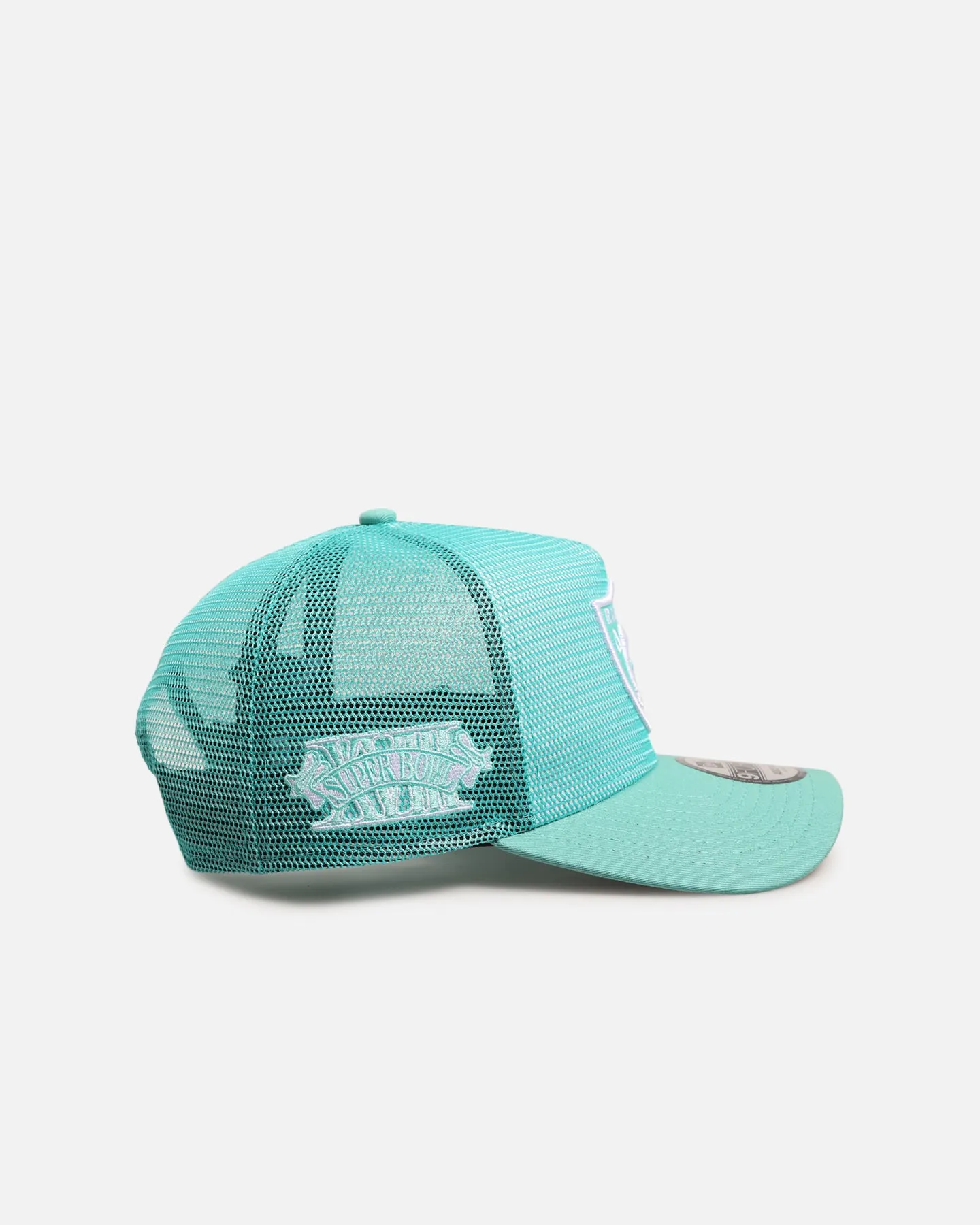 New Era Las Vegas Raiders 'Polychromatic Mesh' 9FORTY A-Frame Snapback Mint/White