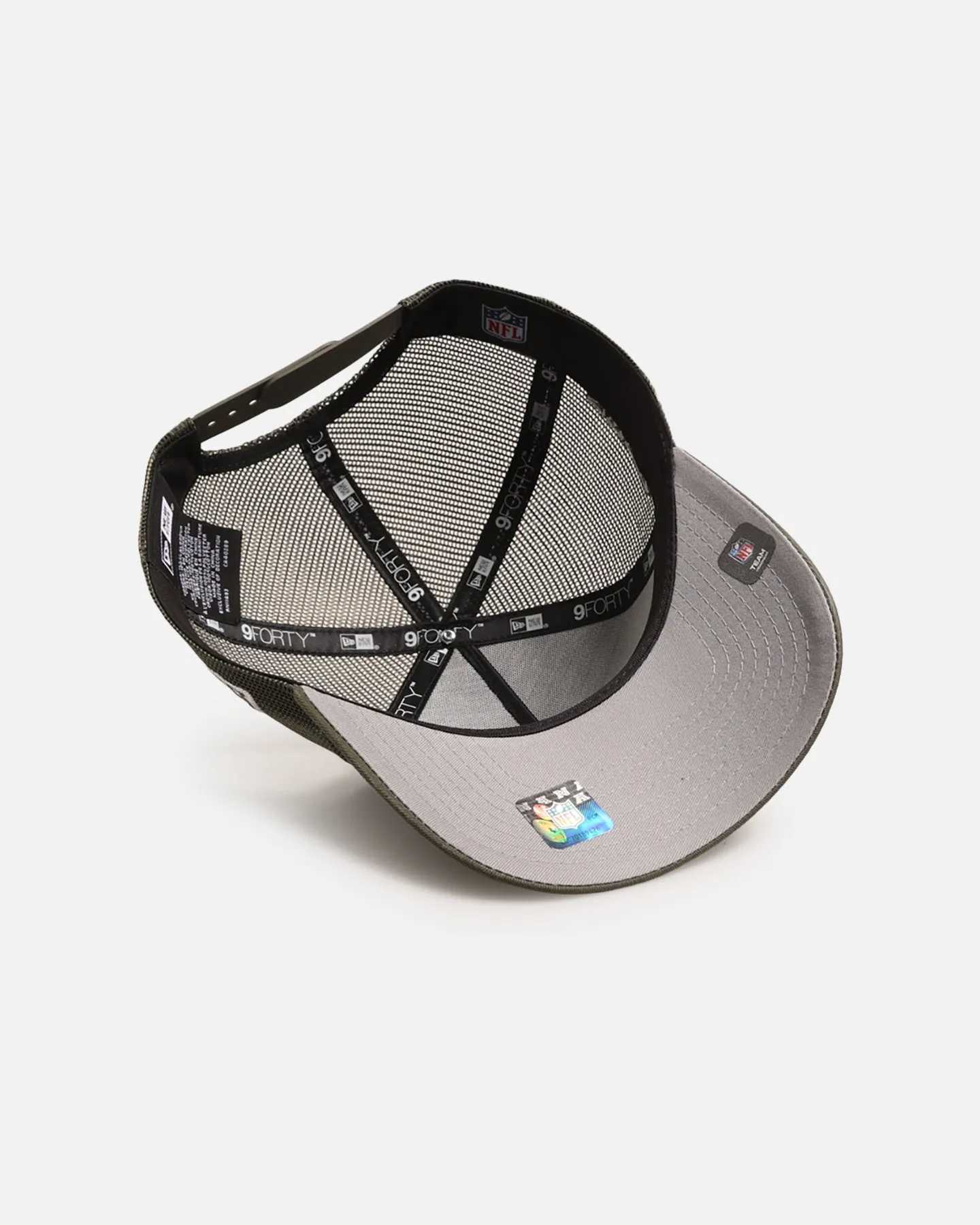 New Era Las Vegas Raiders 'Polychromatic Mesh' 9FORTY A-Frame Snapback New Olive