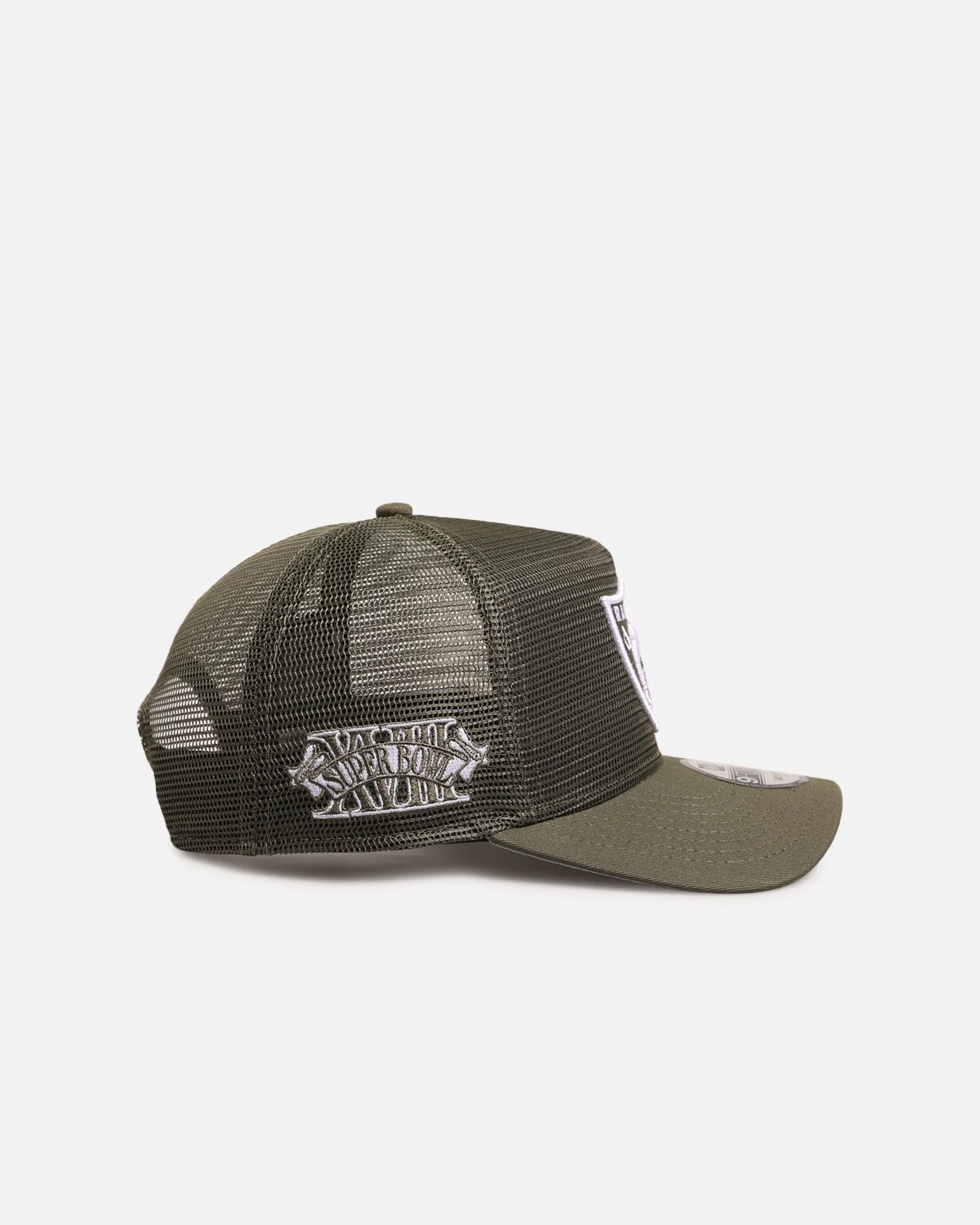 New Era Las Vegas Raiders 'Polychromatic Mesh' 9FORTY A-Frame Snapback New Olive