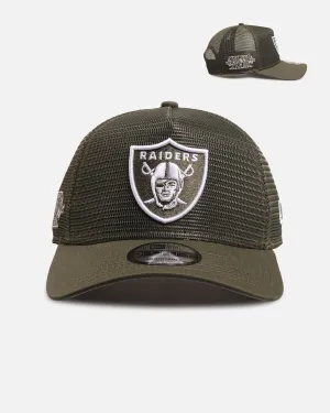 New Era Las Vegas Raiders 'Polychromatic Mesh' 9FORTY A-Frame Snapback New Olive