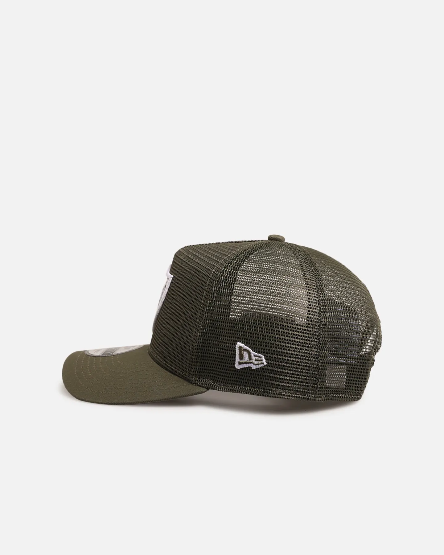 New Era Las Vegas Raiders 'Polychromatic Mesh' 9FORTY A-Frame Snapback New Olive