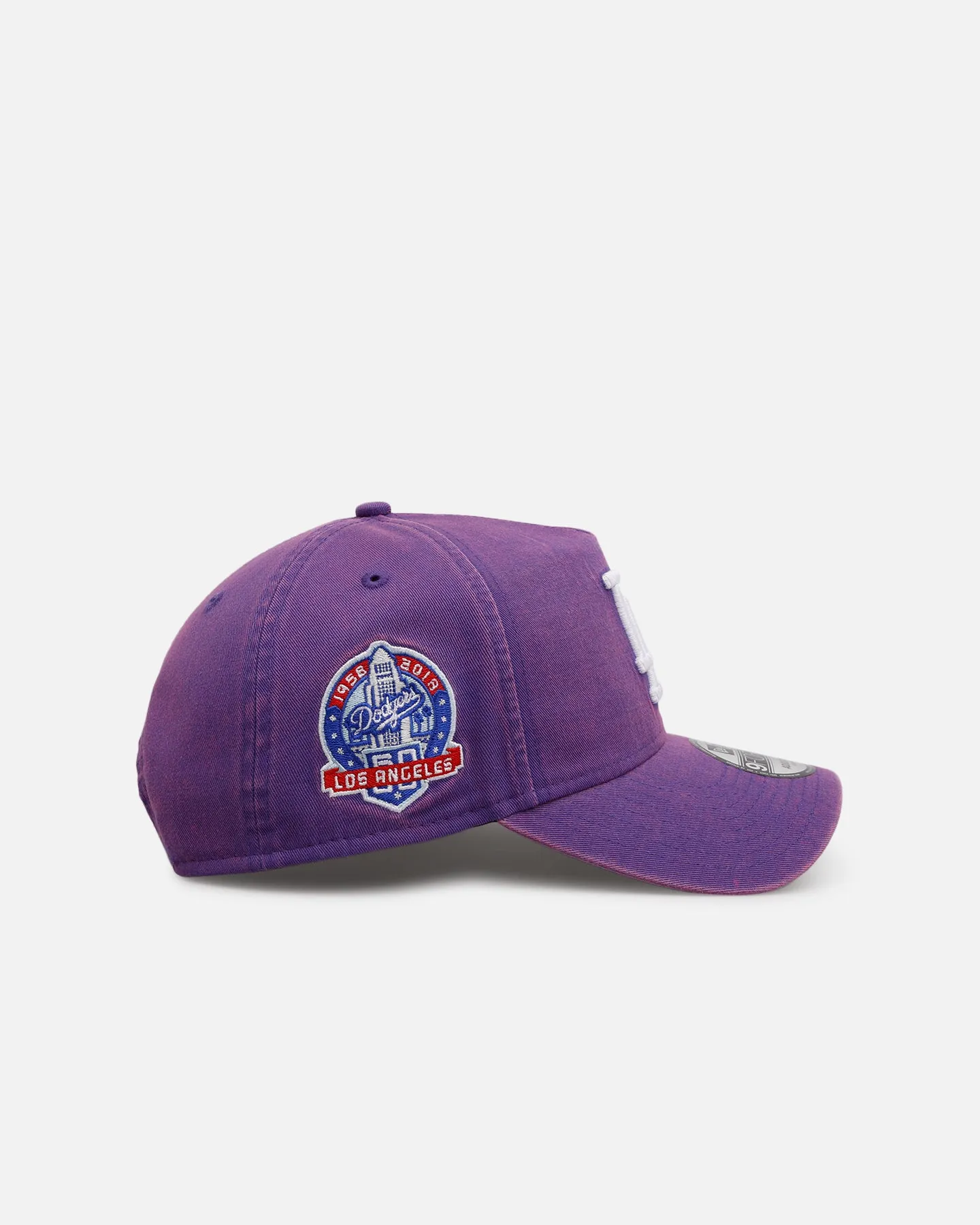 New Era Los Angeles Dodgers 'Washed Purple' 9FORTY A-Frame Snapback Washed Purple