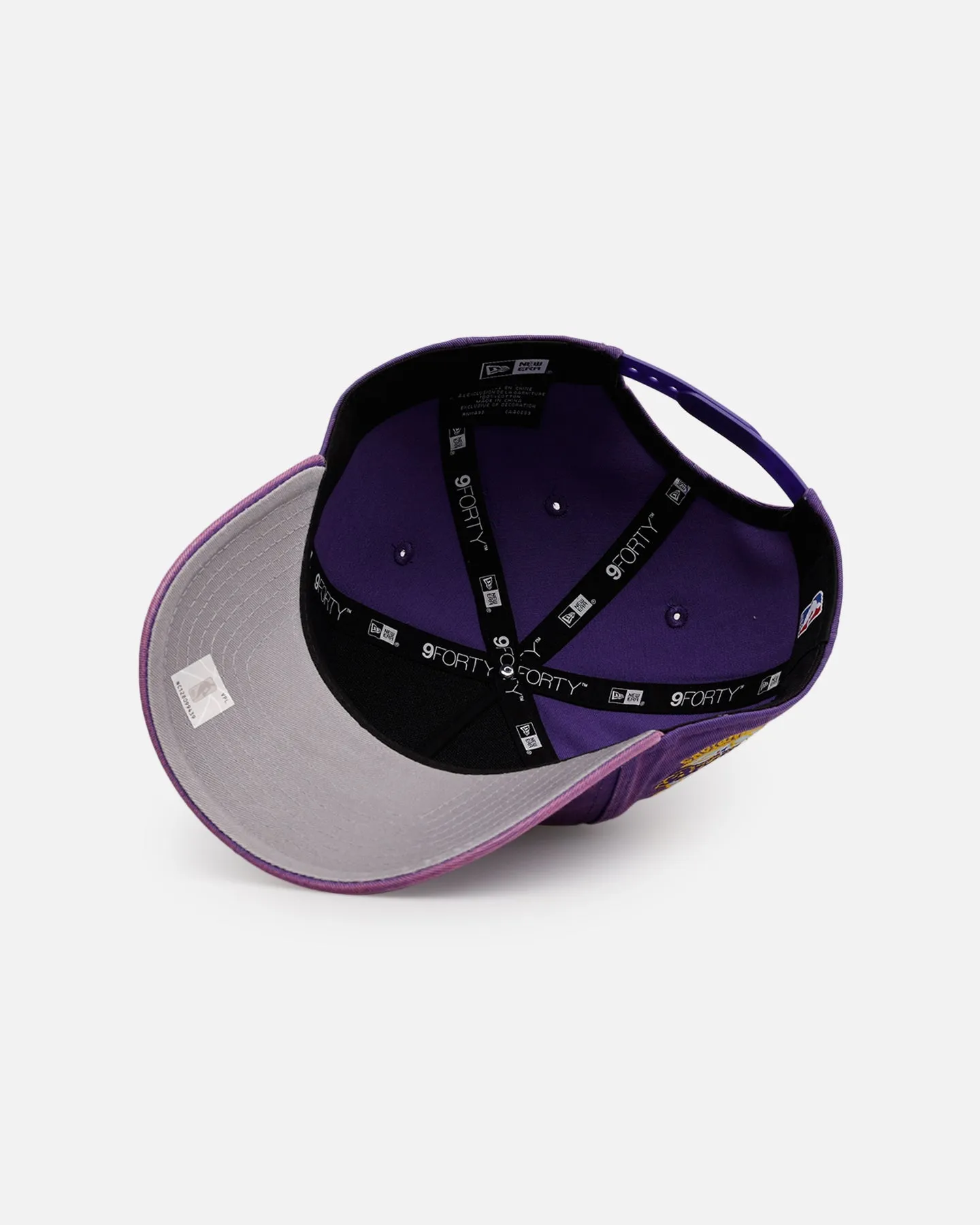New Era Los Angeles Lakers 'Washed Purple' 9FORTY A-Frame Snapback Washed Purple