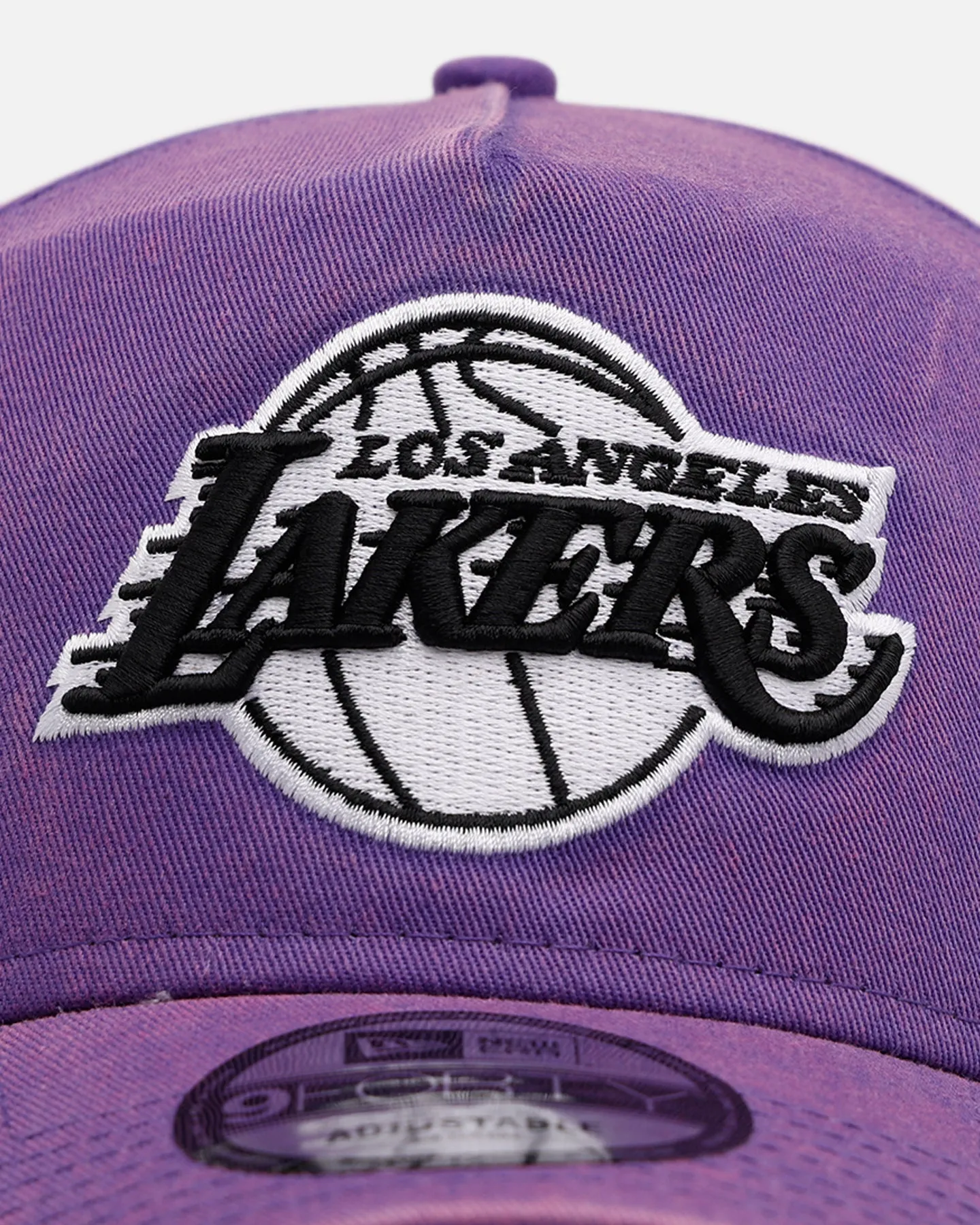 New Era Los Angeles Lakers 'Washed Purple' 9FORTY A-Frame Snapback Washed Purple