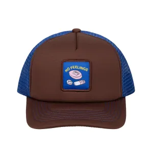 No Feelings Trucker Cap (Brown)