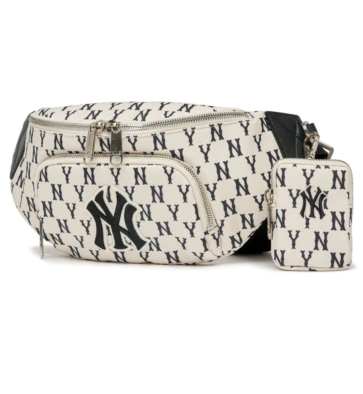 NYK Classic Monogram Hipsack (White Black)