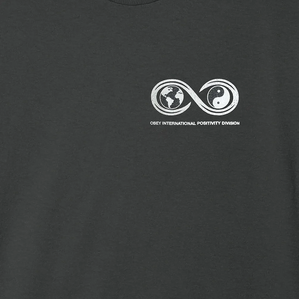 OBEY LIFE SENTENCE CLASSIC PIGMENT T-SHIRT // PIGMENT VINTAGE BLACK