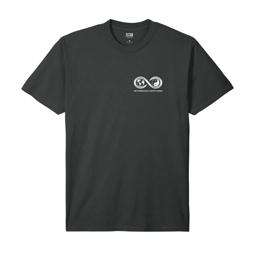 OBEY LIFE SENTENCE CLASSIC PIGMENT T-SHIRT // PIGMENT VINTAGE BLACK