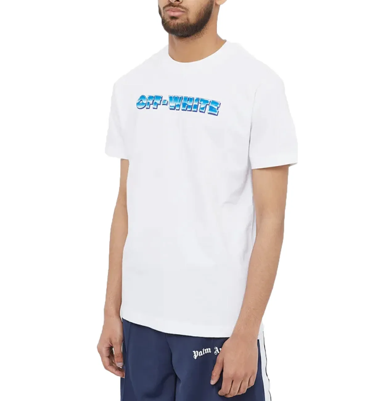 Off-White Blue Metal Arrows Tee (White)