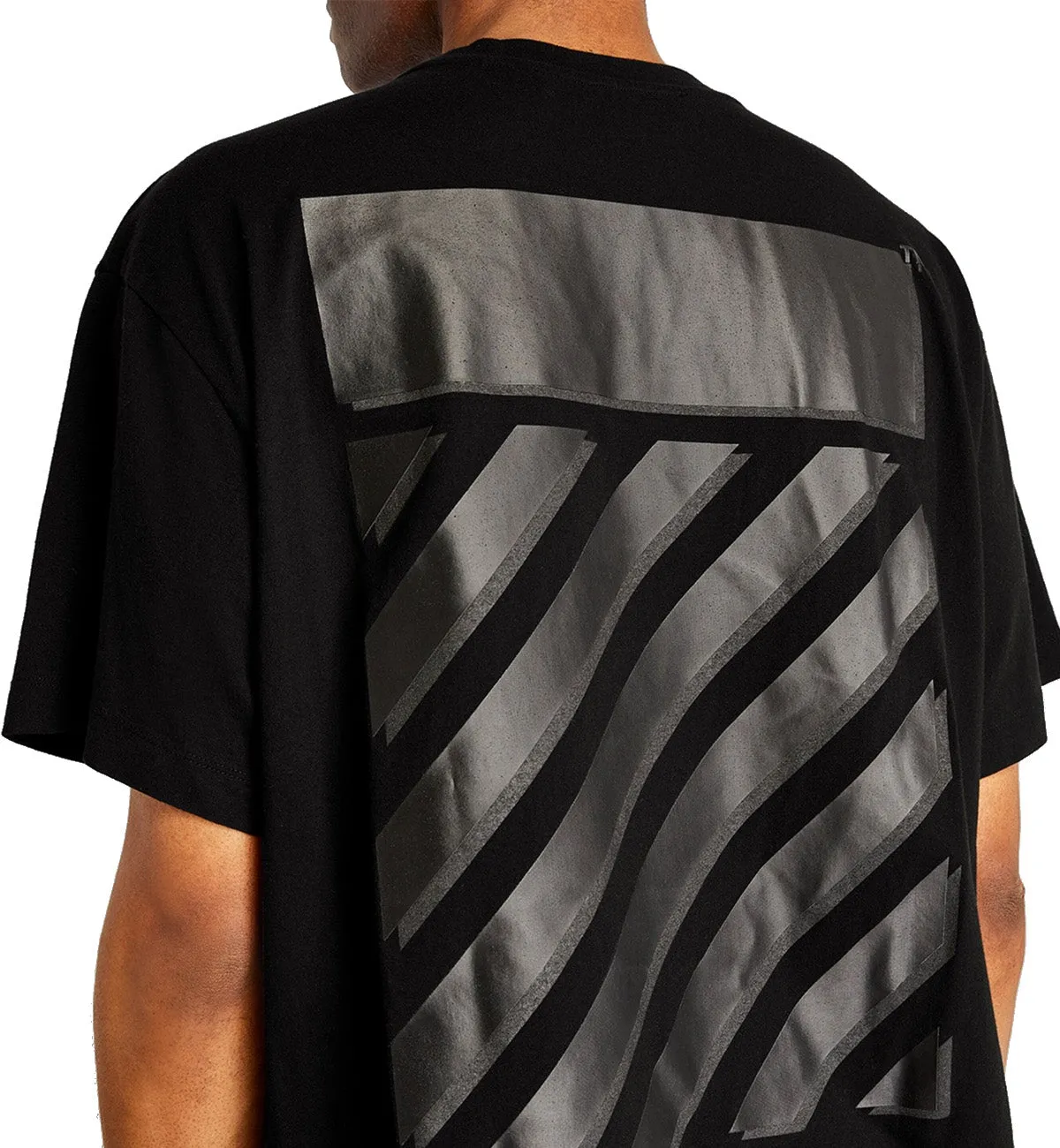 Off-White Diag Tab Over Tee (Black)