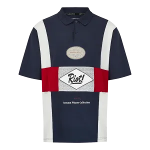 Oversized Panelled Polo