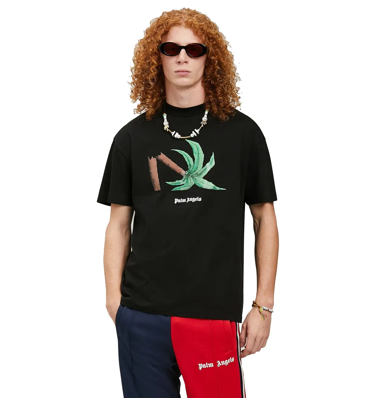 Palm Angels Broken Palm Classic T-Shirt (Black)