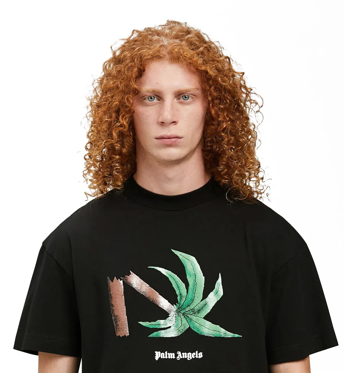 Palm Angels Broken Palm Classic T-Shirt (Black)