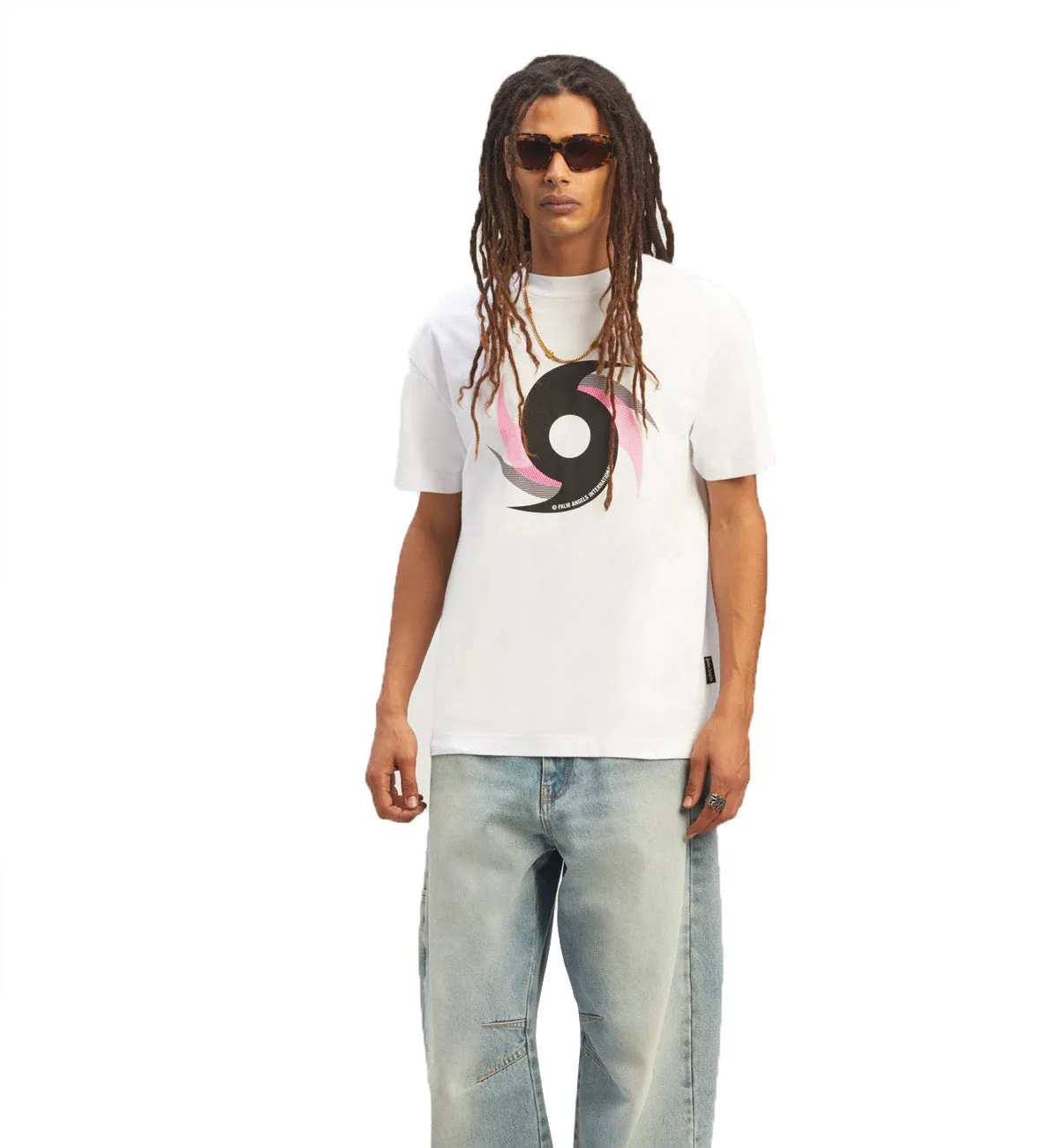 Palm Angels Hurricane Classic T-Shirt (White)