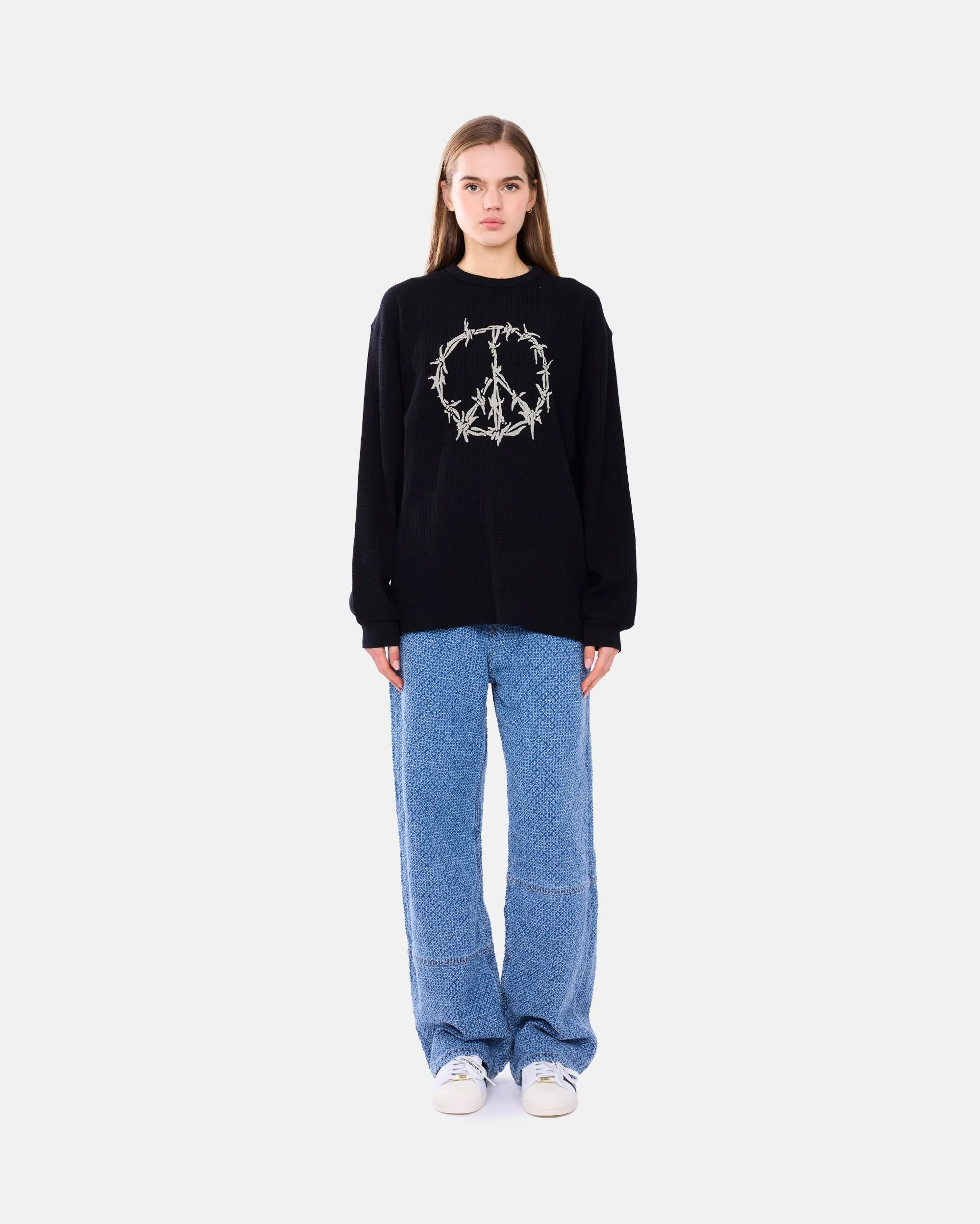 Peace Press Gothic Waffle Longsleeve