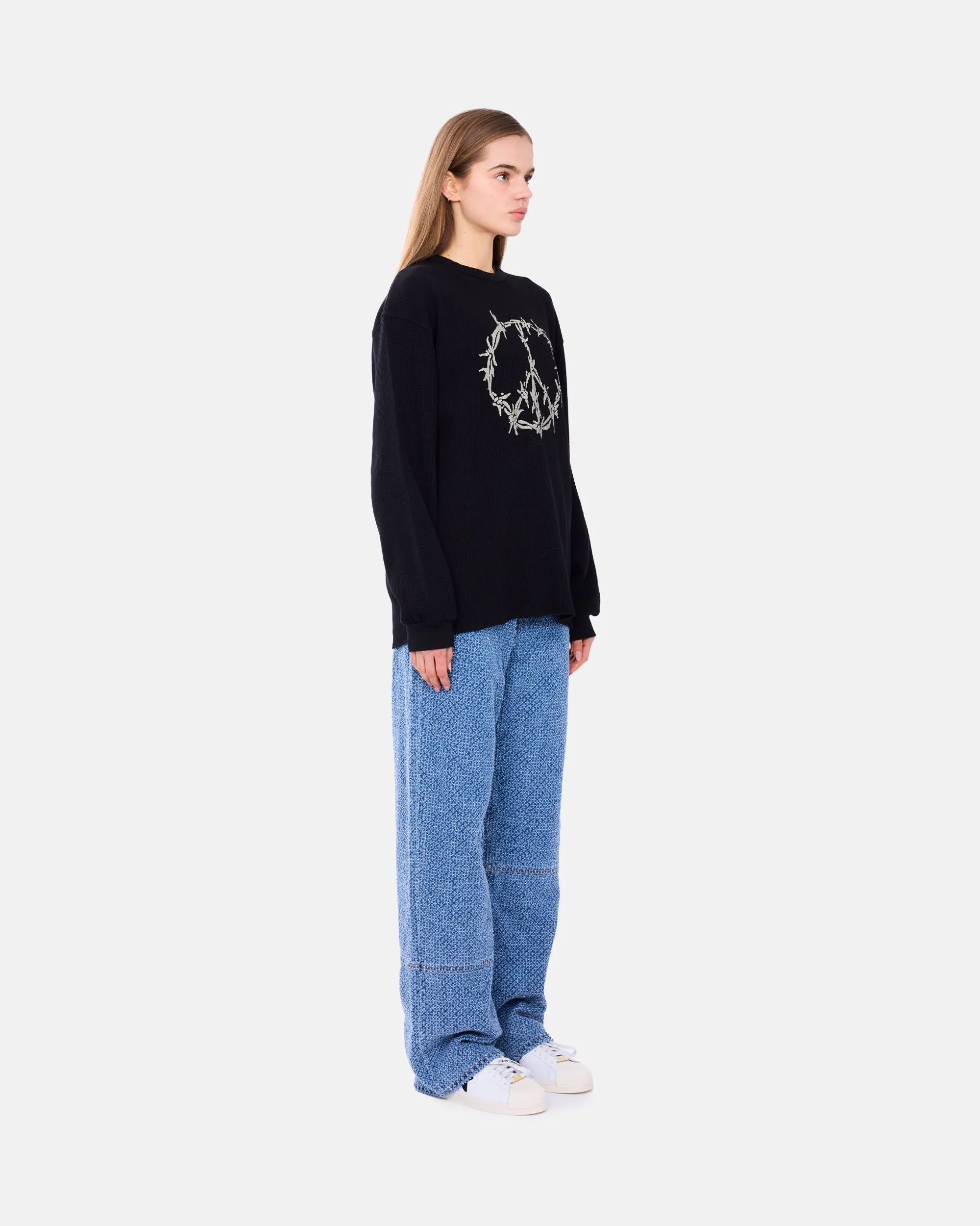 Peace Press Gothic Waffle Longsleeve