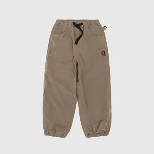 POLY DOUBLE CLOTH BELTED UTILITY PANT