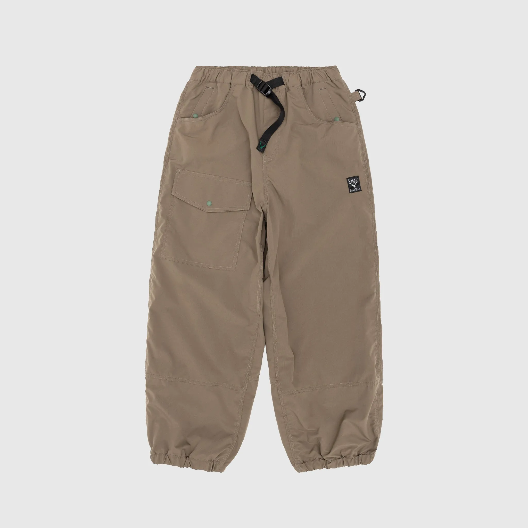 POLY DOUBLE CLOTH BELTED UTILITY PANT