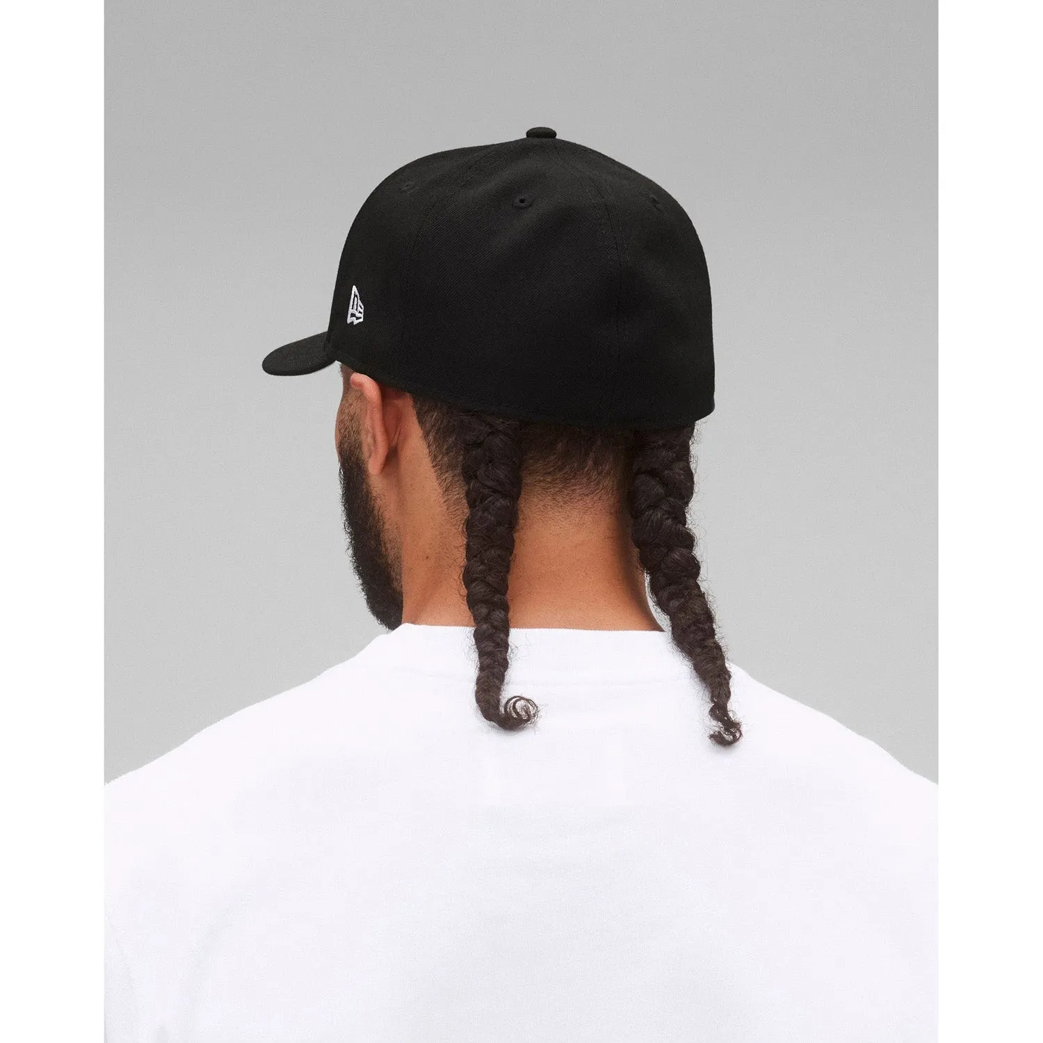 Reigning Champ Men Woven New Era Low Pro 59Fifty Arch Logo Cap Black White