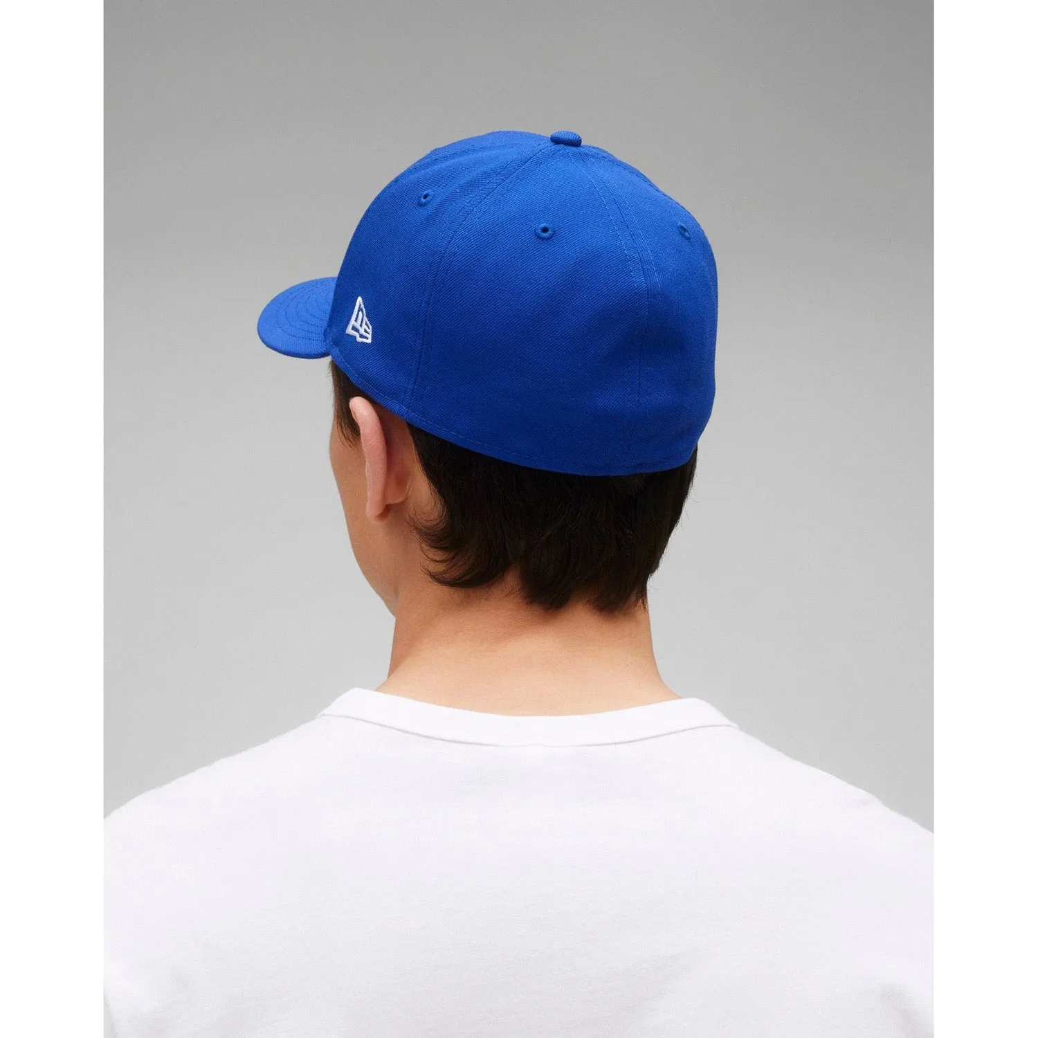 Reigning Champ Men Woven New Era Low Pro 59Fifty Arch Logo Cap Blue White