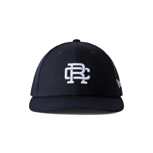 Reigning Champ Men Woven New Era Low Pro 59Fifty Monogram Cap Navy White