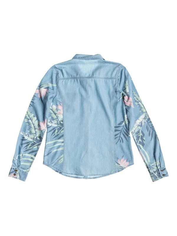 ROXY TROPIC CLASSIC | CAMISA DE ALGODN CON DETALLES FLORALES