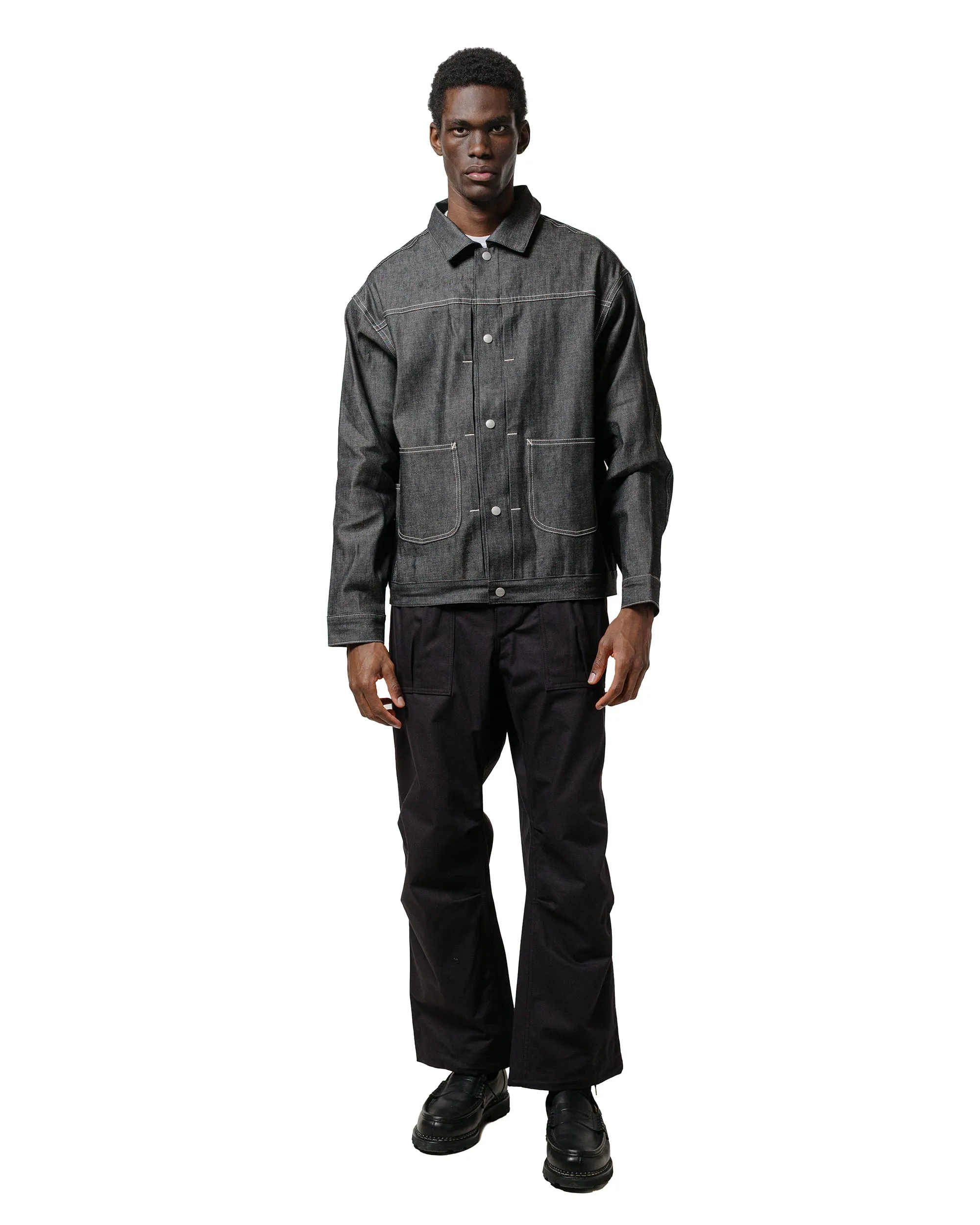 Sassafras Gardeners Jacket 8oz Military Denim Black