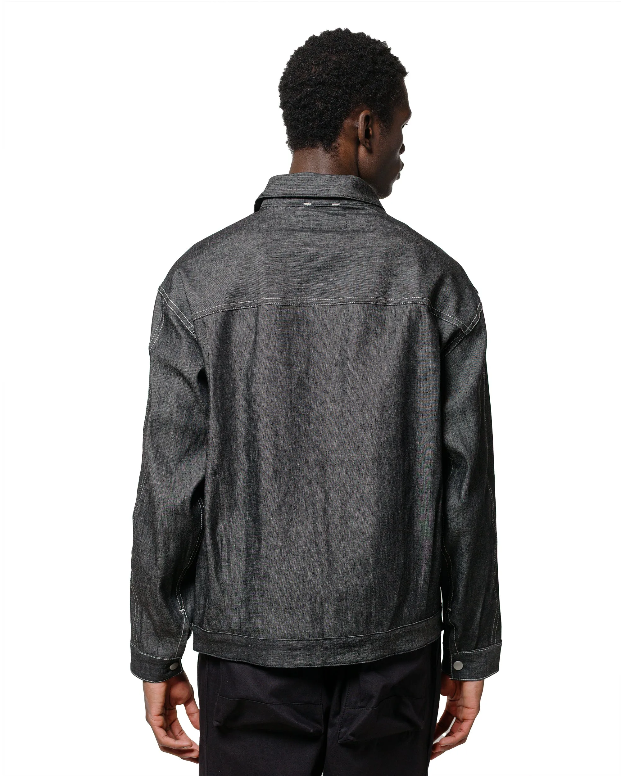 Sassafras Gardeners Jacket 8oz Military Denim Black