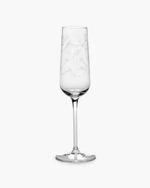 SERAX X MARNI - Camelia Aubergine Champagne Flute