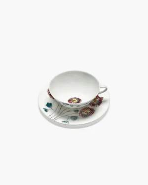 SERAX X MARNI - Coffee Cup Low Saucer Anemone Milk Mf