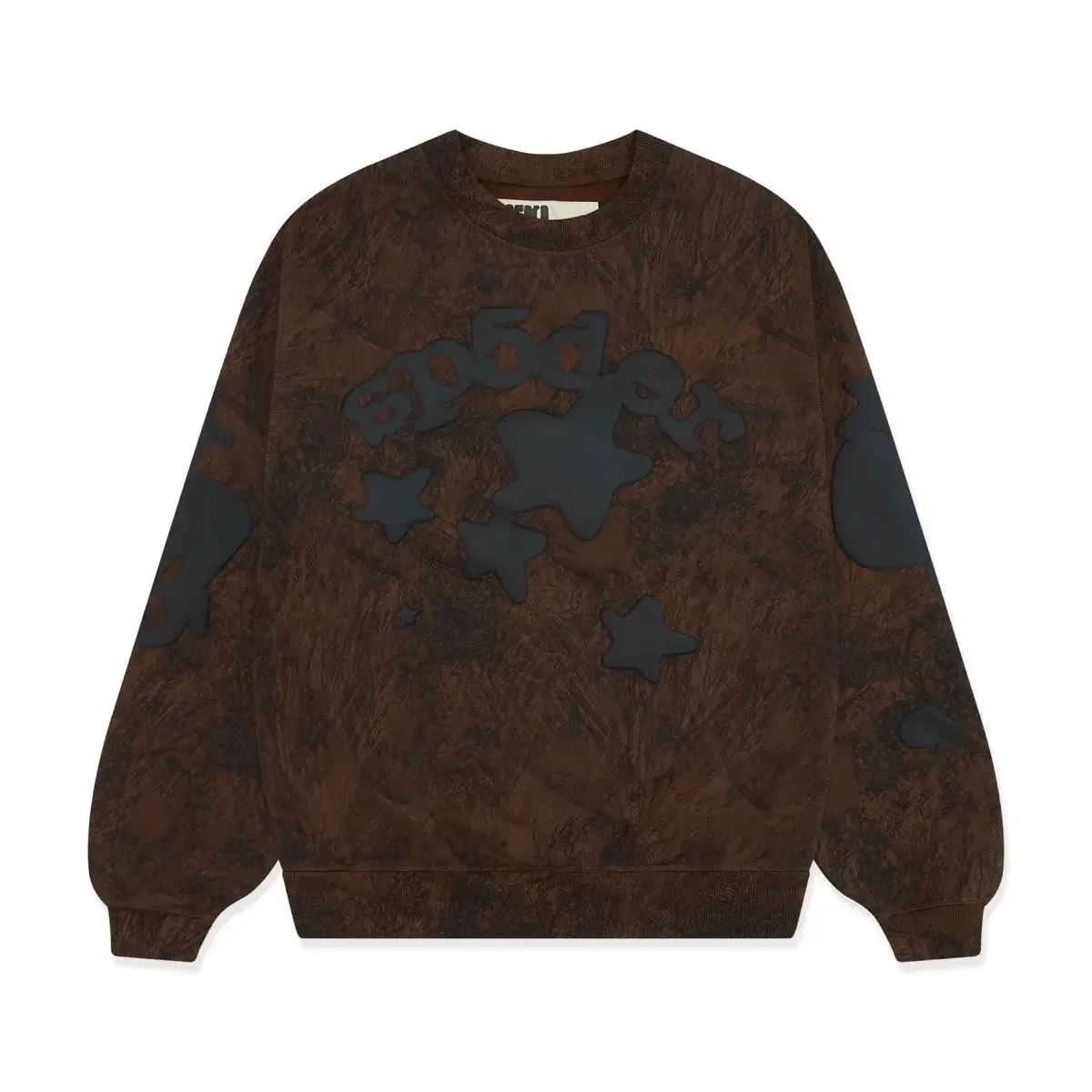 SP5DER BELUGA REAL TREE CAMO CREWNECK SWEATSHIRT COMPLEX CON