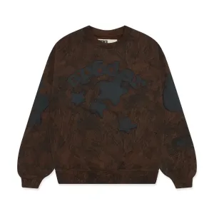SP5DER BELUGA REAL TREE CAMO CREWNECK SWEATSHIRT COMPLEX CON