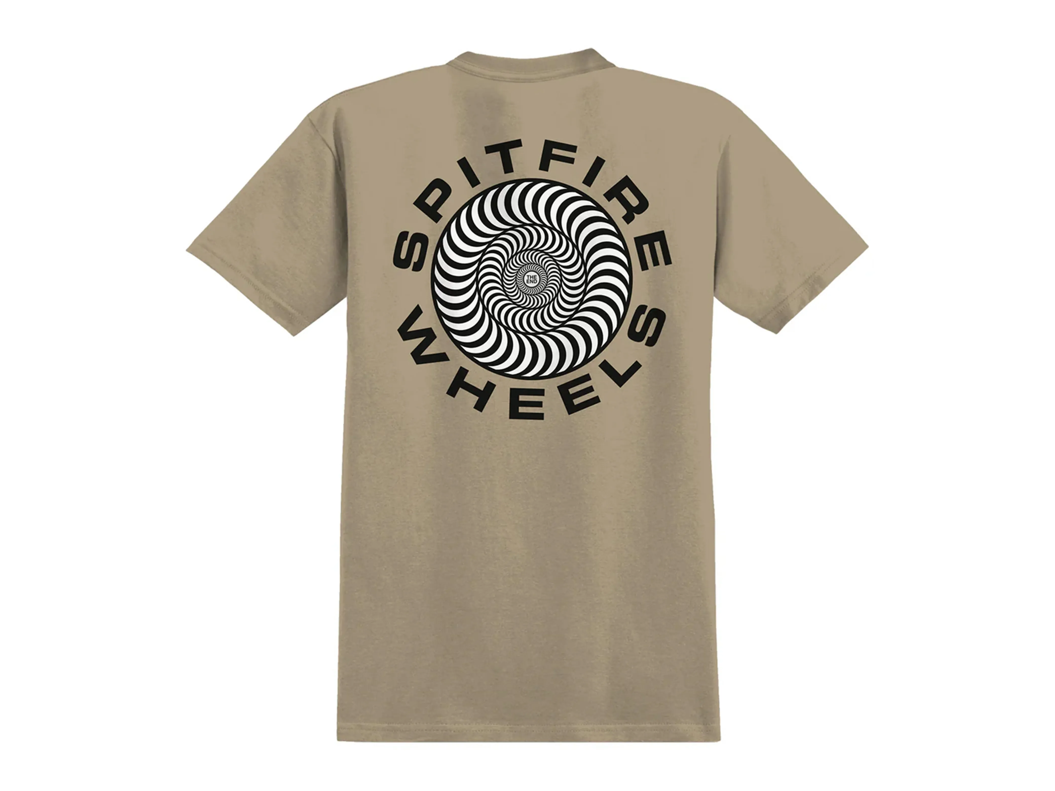 Spitfire Classic 87 Swirl Fill T-Shirt - Sand / Black