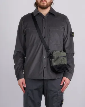 Stone Island Econyl Nylon Metal Crossbody Bag Musk