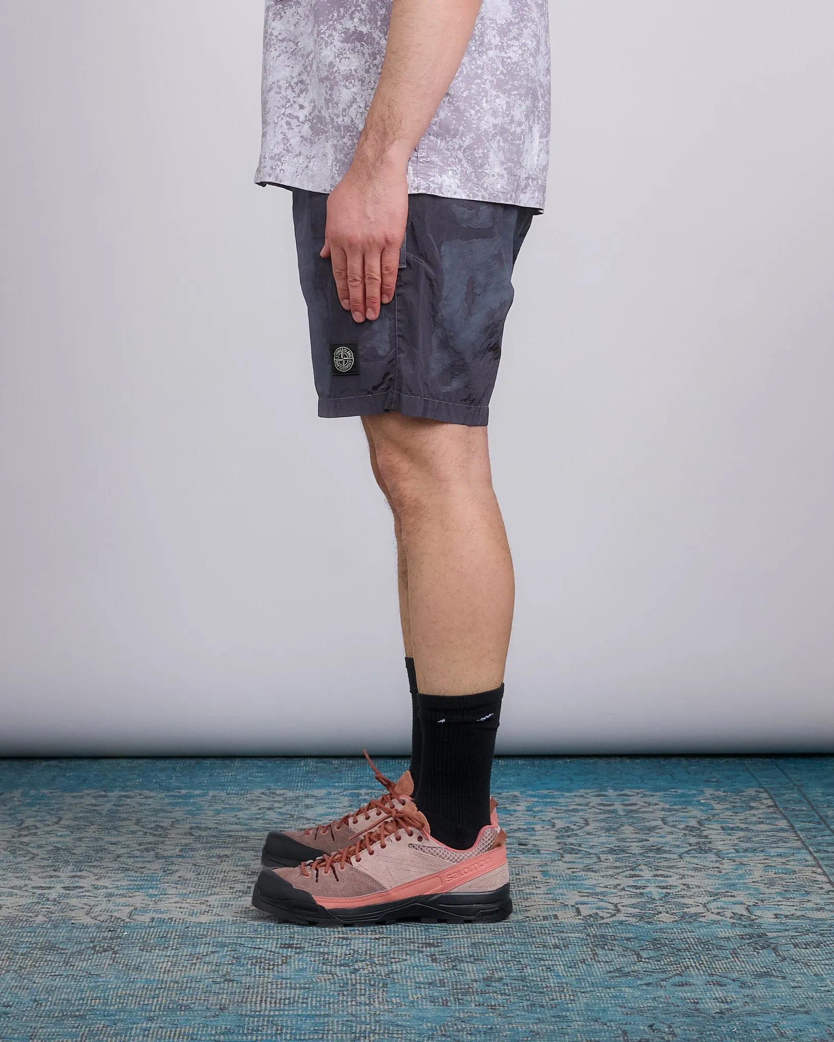 Stone Island Econyl Nylon Metal Swim Trunk Short Lead Grey
