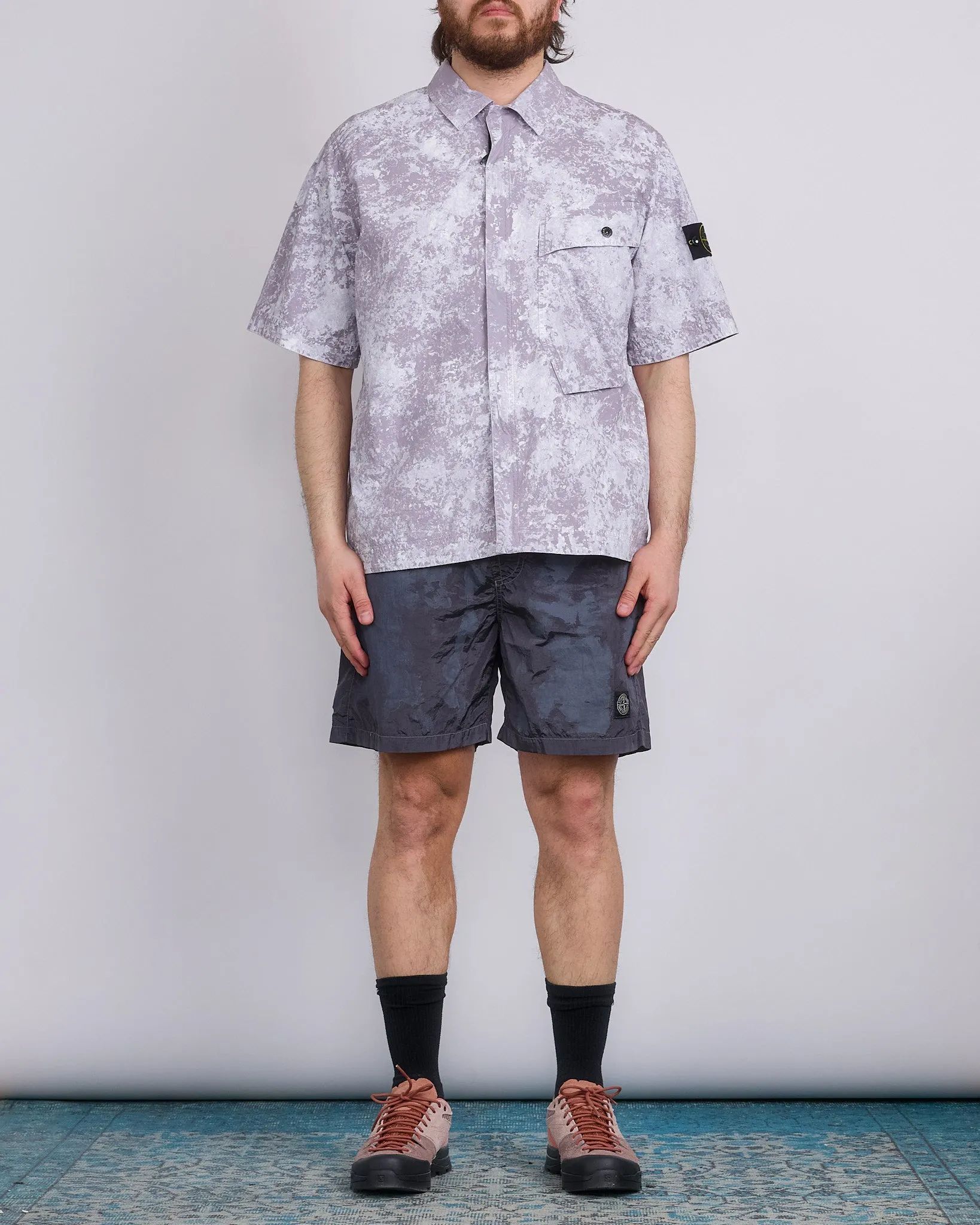 Stone Island Econyl Nylon Metal Swim Trunk Short Lead Grey