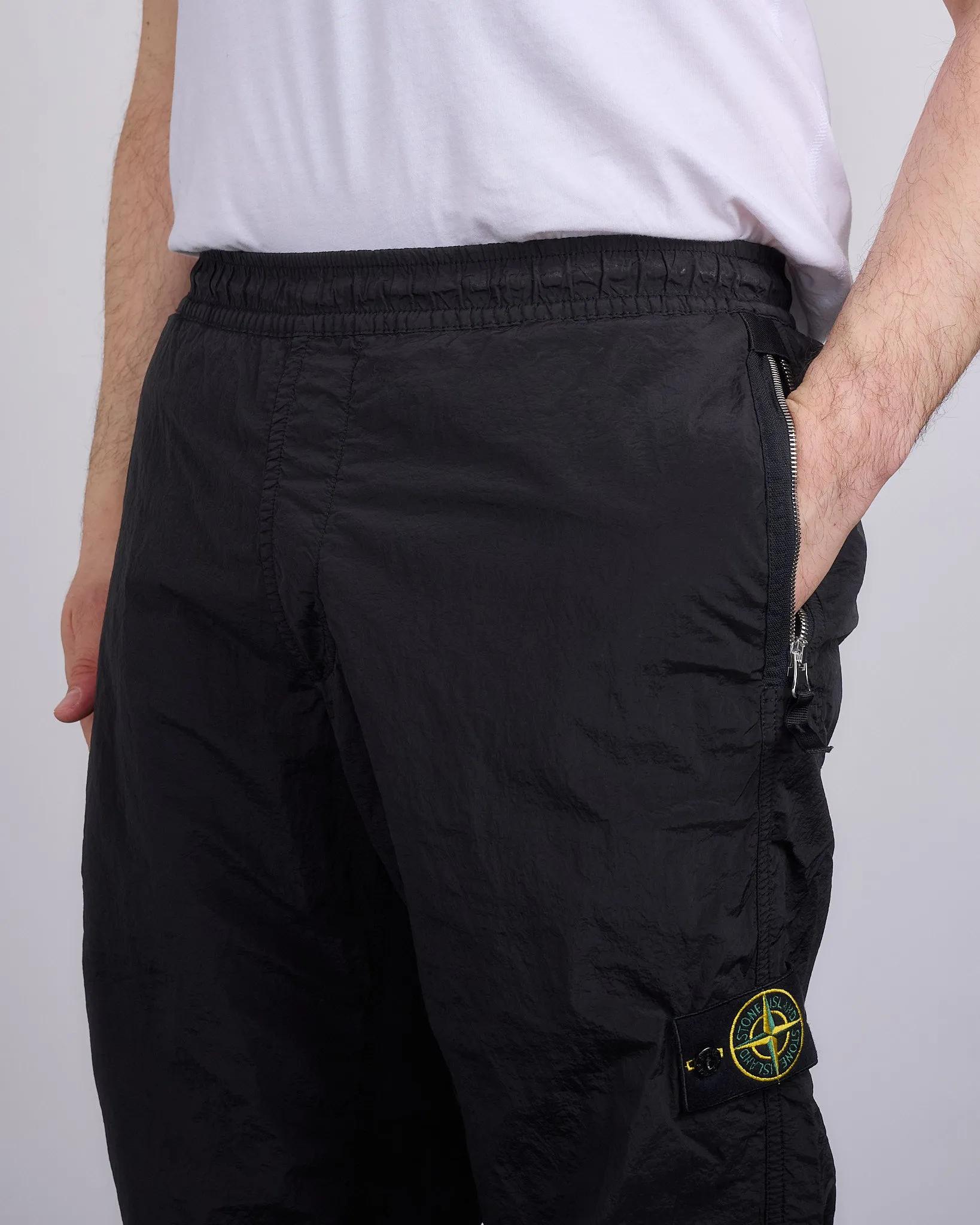 Stone Island Econyl Nylon Metal Track Pant Black