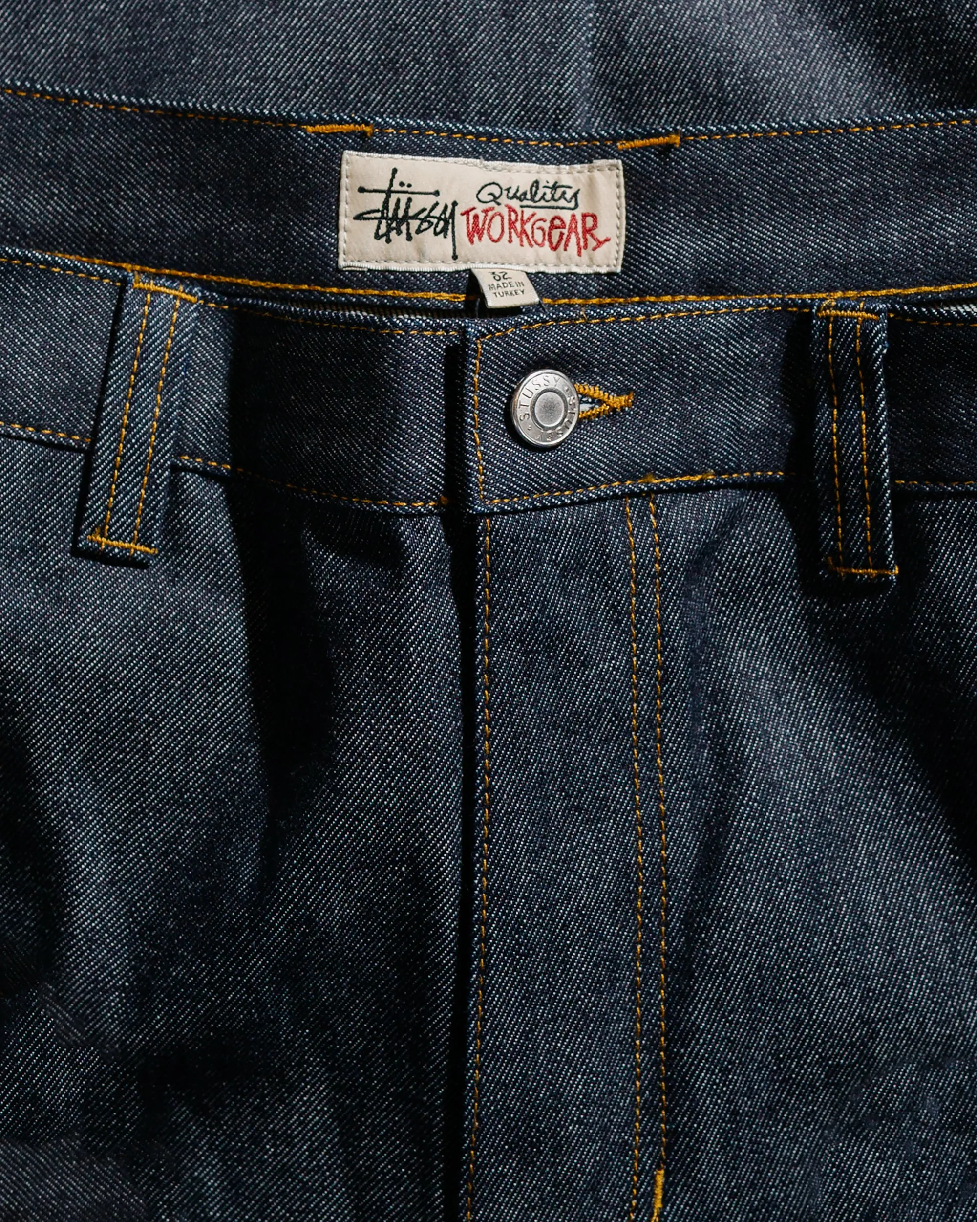 Stssy Carpenter Pant Denim Raw Indigo