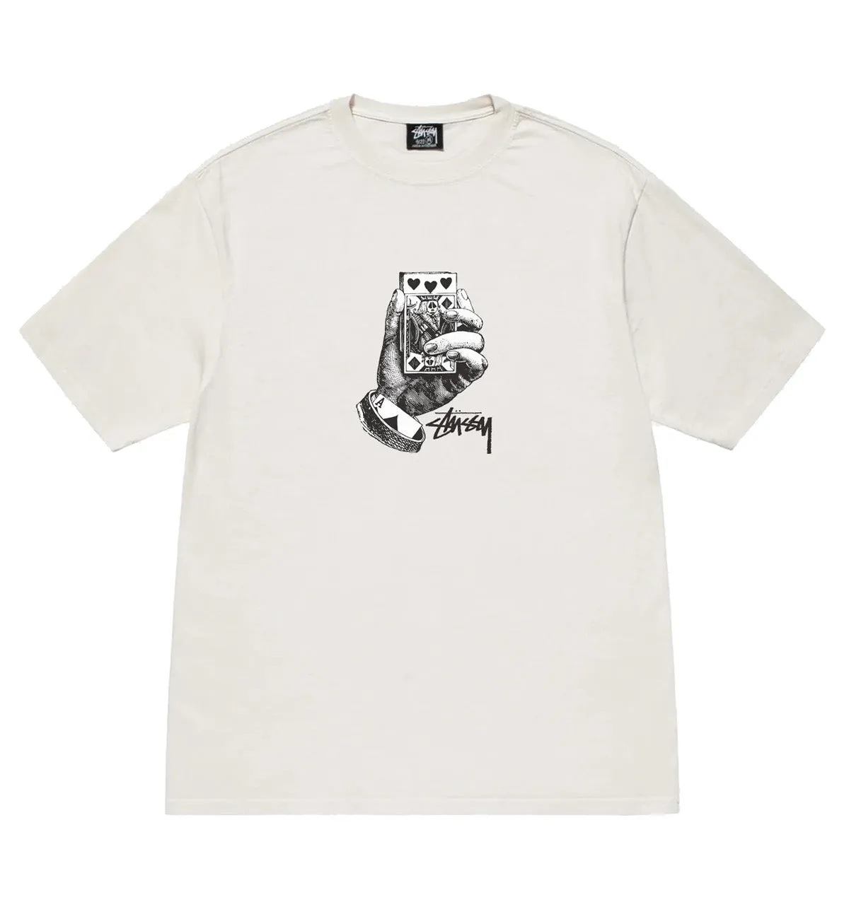 Stussy All Bet Off Tee Pigment Dyed (White)