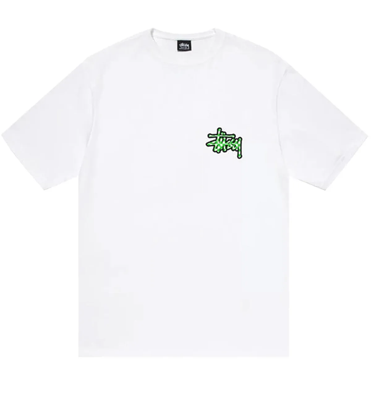 Stussy Checker Stock Tee (White)
