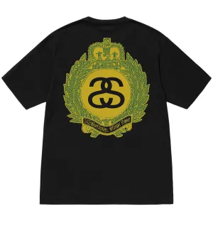 Stussy Crown Wreath Pigment Dyed Tee (Black)