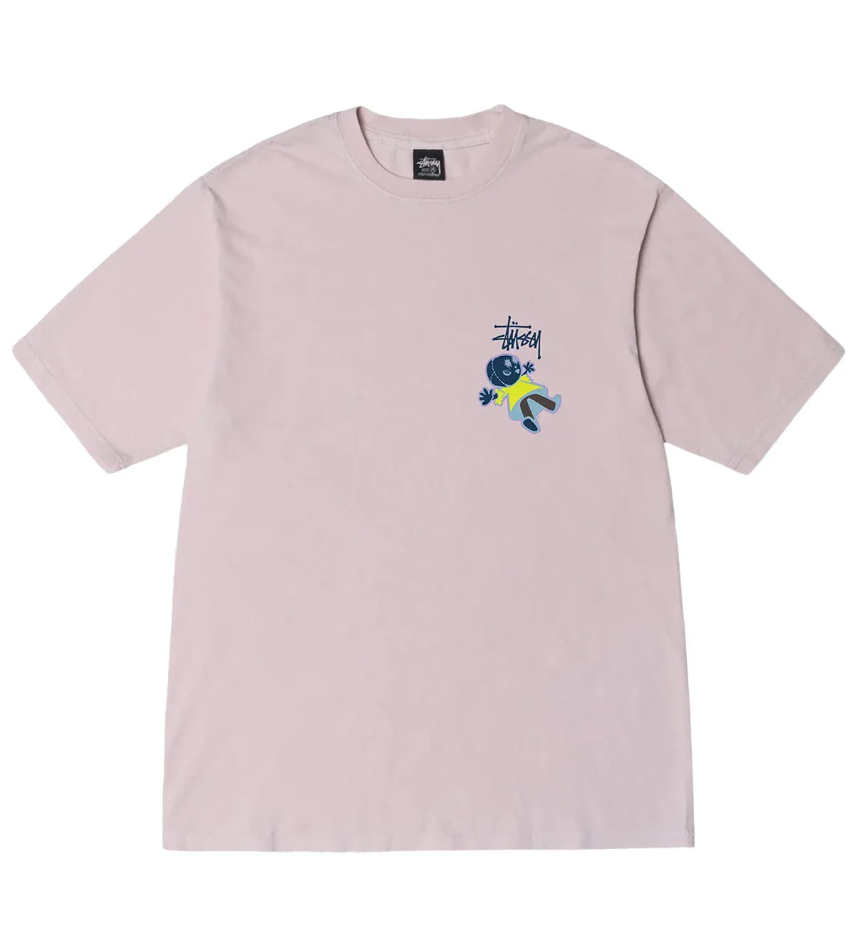 Stussy Dollie Pigment Dyed Tee (Pink)