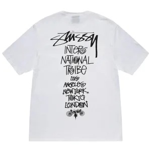 Stussy Tribe Stack Tee (White)